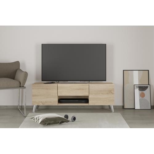 Meuble TV/Hifi BRIGHTON bois 3S. x Home  - Meuble tv design
