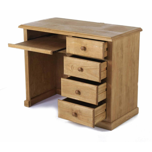 Bureau 4 tiroirs en bois