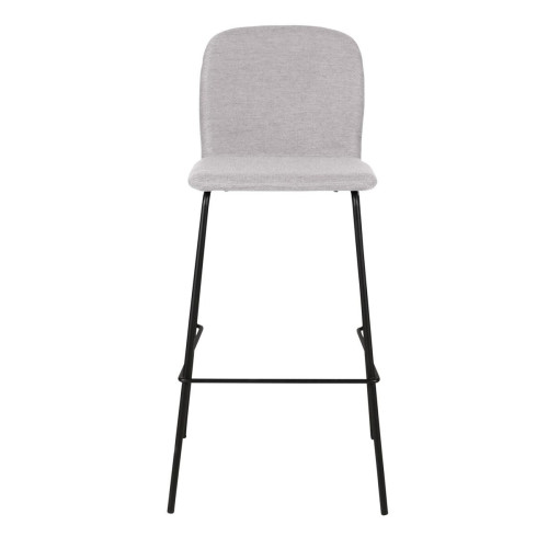 Chaise de bar gris clair 3S. x Home  - Chaise design