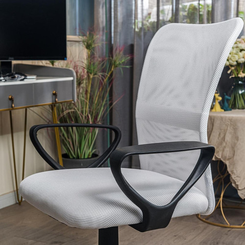 Chaise de bureau ergonomique réglable Blanc STACY