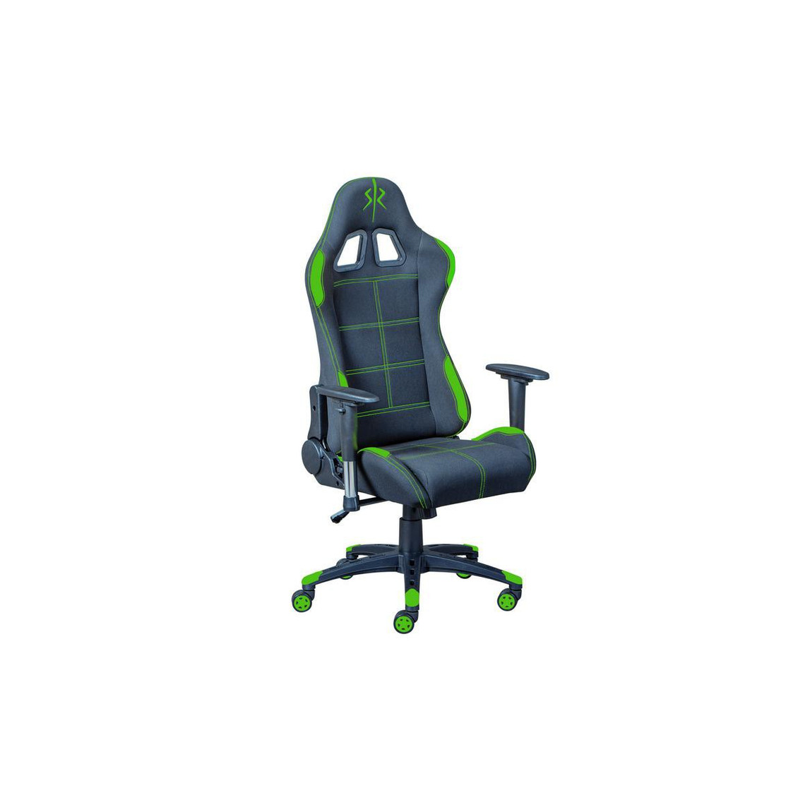 Chaise de bureau GAMING GREEN Noir vert Mesh