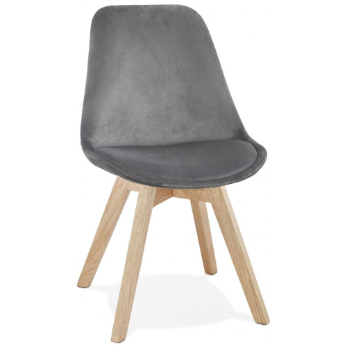 Chaise Gris PHIL - Chaises Scandinave