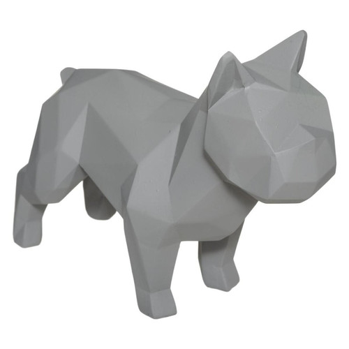 Figurine Chien Origami gris - 3S. x Home - Statue design