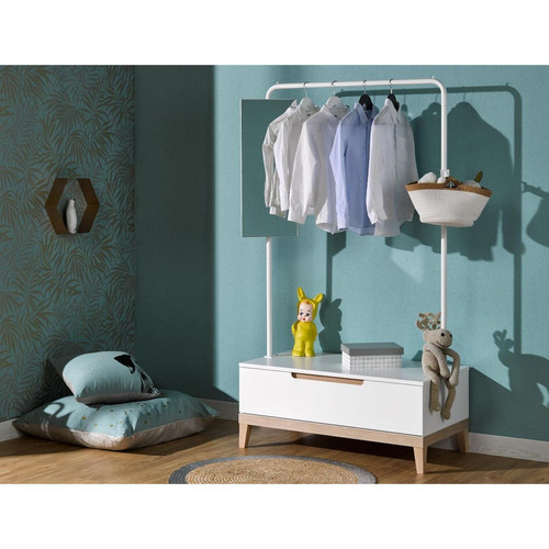 Dressing complet 3S. x Home  - Commode enfant blanche