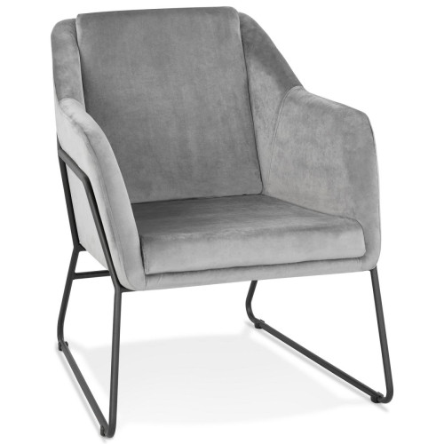 Fauteuil design Gris MODO - 3S. x Home - Pouf et fauteuil design
