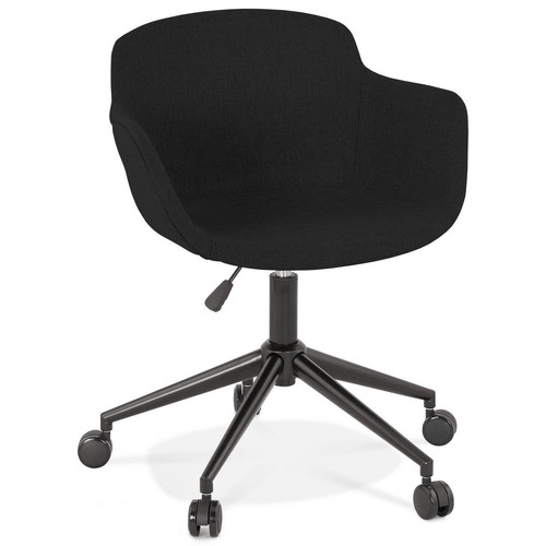 Fauteuil design STAFF Noir 3S. x Home  - Pouf et fauteuil design