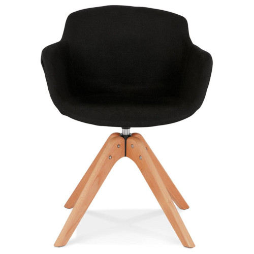 Fauteuil design TIGRU Noir 3S. x Home  - Pouf et fauteuil design