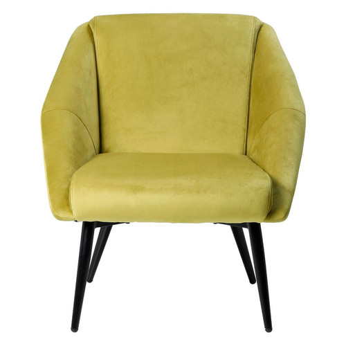 Fauteuil velours ocre  3S. x Home  - 3s x home
