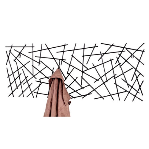 Garderobe murale en métal anthracite 5 crochets 3S. x Home  - Nouveautes deco design