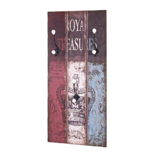 Garderobe murale Royal modèle maxi 4 crochets multicolore 3S. x Home  - Portant valet de chambre