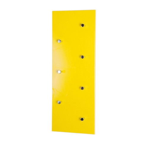 Garderobe murale modulable jaune 7 crochets en acier chromé  3S. x Home  - Nouveautes deco design