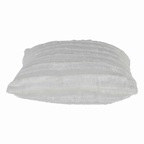 Housse de coussin 45 x 45 cm fausse fourrure blanc - 3S. x Home - Textile design