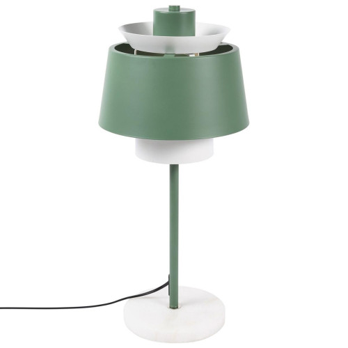 Lampe de table vert de gris en métal  - 3S. x Home - Deco luminaire vert