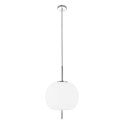 Lampe pendante 1xE14 40W Chrome/Blanc Apple Britop Lighting  - Suspension design