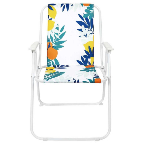 Lot De 2 Chaises Pliantes en Métal Multicolore Rio 3S. x Home   - Fauteuil et chaise de jardin design