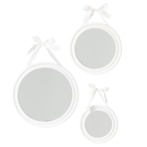 Lot de 3 miroirs ronds à ruban 3S. x Home  - Tableaux design