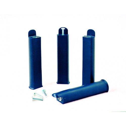 Lot de 4 Pieds de Lit PVC H22cm Bleu 3S. x Home  - Sommier design
