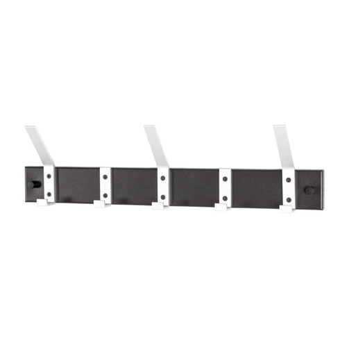 Patère murale en Métal laqué Noir avec 5 crochets en Aluminium 3S. x Home  - Rangement meuble