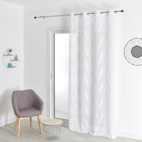 Rideau Etamine Jacquard - Argent 3S. x Home  - Textile design