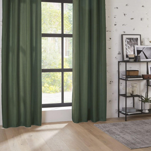 Rideau occultant vert kaki 140x260 cm "Malo" 3S. x Home  - Textile design