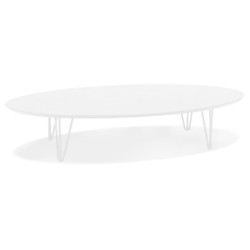 Table basse design SALONA Blanche
