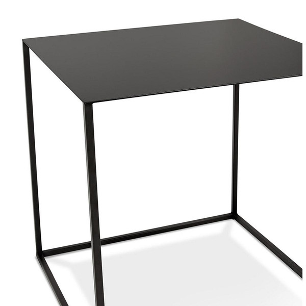 Table basse design Style industriel Noire TIPLUS