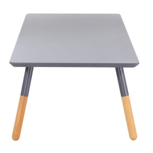 Table basse grise en bois