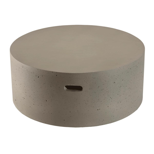 Table basse ronde 79x79cm béton H32 HECTOR