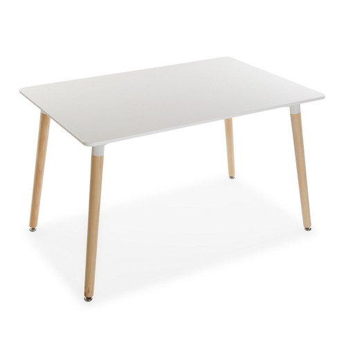 Table Blanche MEERA Rectangle - Table a manger design