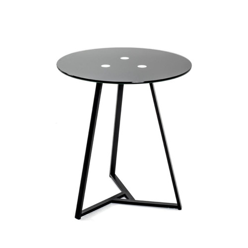 Table d'Appoint Plateau En Verre 3S. x Home  - Table d appoint verre