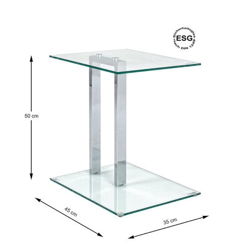 Table d'Appoint Chrome