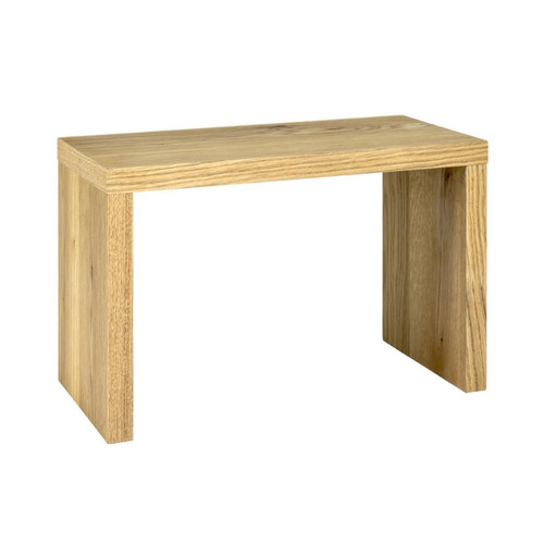 Table d'appoint finition chêne véritable et plateau nid d'abeille H40cm 3S. x Home  - Nouveautes deco design