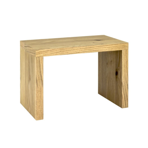 Table d'appoint finition chêne véritable et plateau nid d'abeille H35cm - 3S. x Home - Salon meuble deco