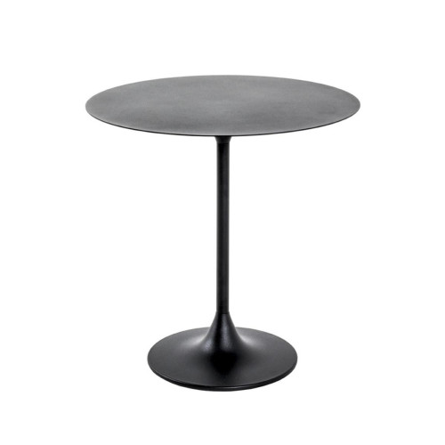 table d'appoint structure en tube d'acier noir époxy 3S. x Home  - Table d appoint noire