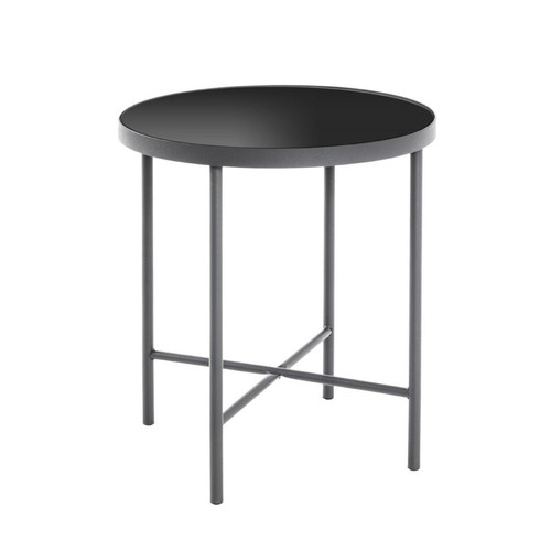 table d'appoint métal noir 3S. x Home  - Table d appoint noire