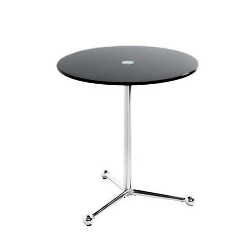 table d'appoint en tube d'acier chromé - 3S. x Home - Edition Authentique Salon