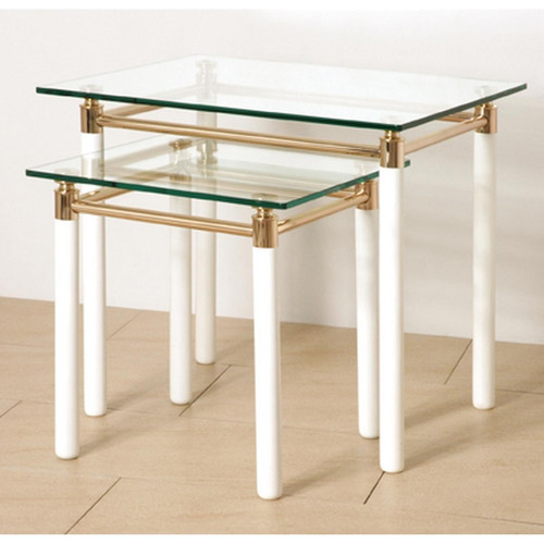 Table d'Appoint Blanc