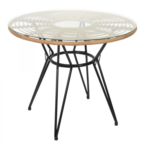Table De Repas Ronde SURABAYA - Table de jardin design