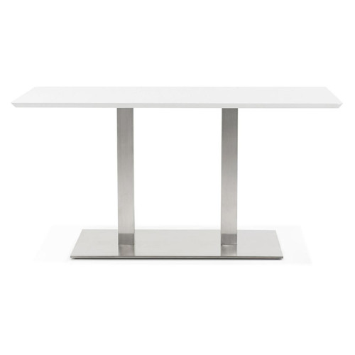 Table de salle à manger design RECTA Blanche 3S. x Home  - Table a manger blanche