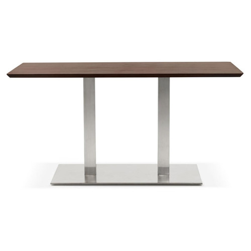 Table de salle à manger design RECTA Marron foncé 3S. x Home  - Table a manger design