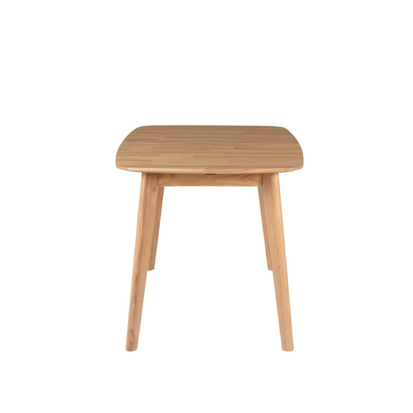 Table repas rectangulaire 120 cm, avec allonge en bois