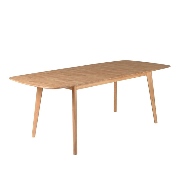 Table repas rectangulaire 160 cm, avec allonge en bois