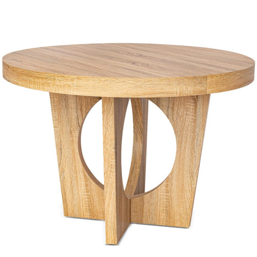 Table ronde extensible KALIPSO Chêne Clair - Table basse