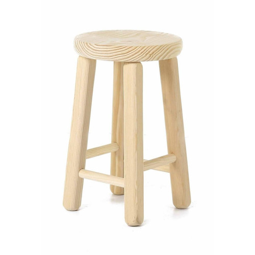 Tabouret rond en bois  - 3S. x Home - Chaise design et tabouret design