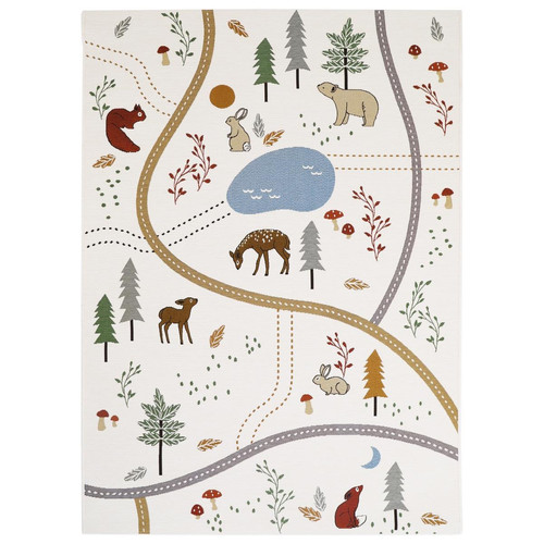 TAPIS LITTLE FOREST 3S. x Home  - Tapis multicolore
