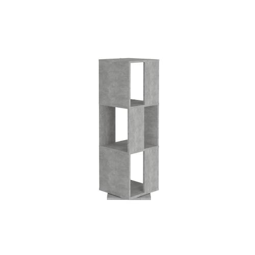  Étagère pivotante avec 3 compartiments TOWER gris 3S. x Home  - Etagere blanche design