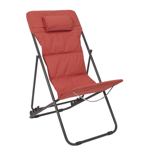 Transat Corfou Terracotta - Chaise longue et hamac design
