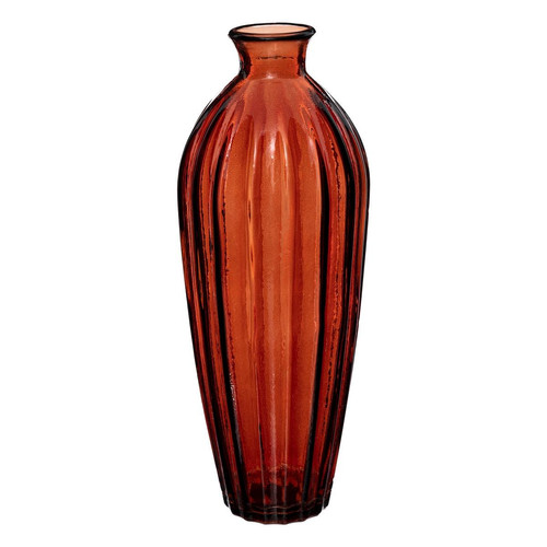 Vase "Candy" verre recyclé ambre  - Vase design