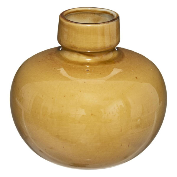 Vase en Céramique ocre D 17,5 cm