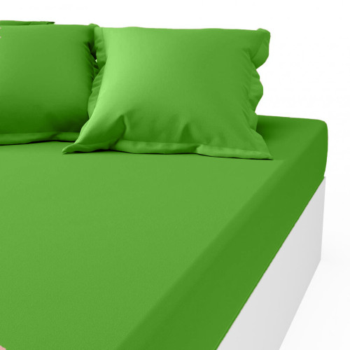 Drap-housse coton Sanitized® TERTIO® - vert anis 3S. x Tertio (Nos Unis)  - Promos deco design 60 a 70